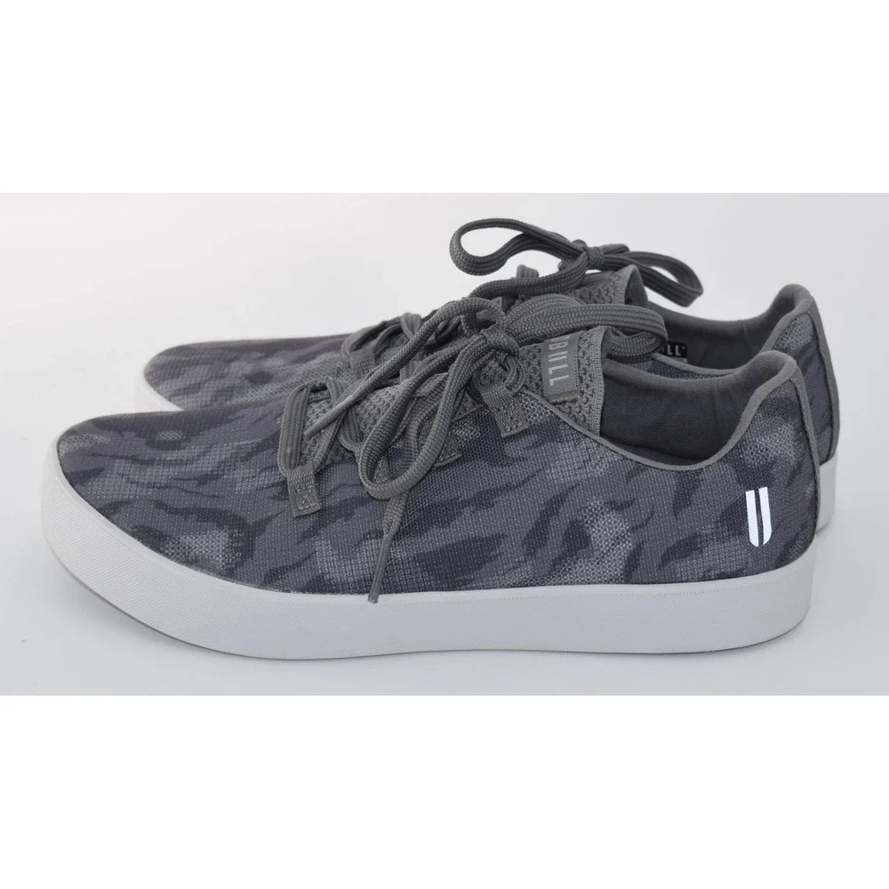 NOBULL Canvas Trainer Mens 11.5 Grey Tiger Camo Excellent Low Top Sneaker